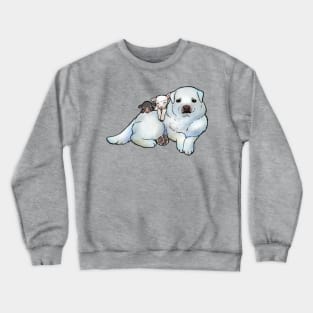 Great Pyrenees and Lambs Crewneck Sweatshirt